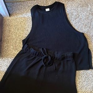 H&M knit shorts and top set